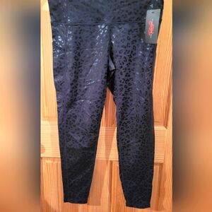 XL Black Leggings - Polyamide Spandex Blend